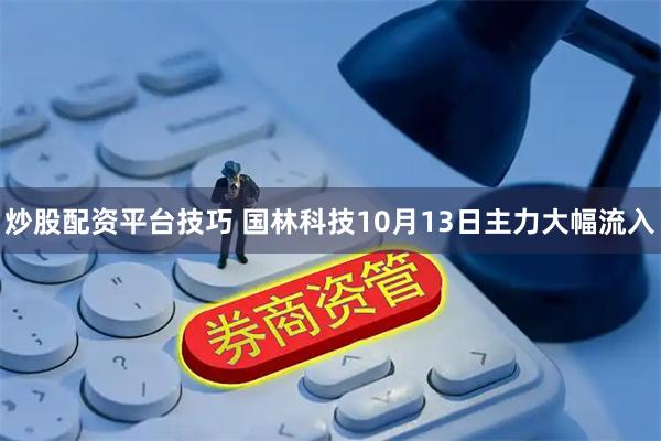 炒股配资平台技巧 国林科技10月13日主力大幅流入